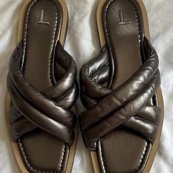 Layfette 148 Donne Slides - Gunmetal - Size 40 - Picture 2 of 7